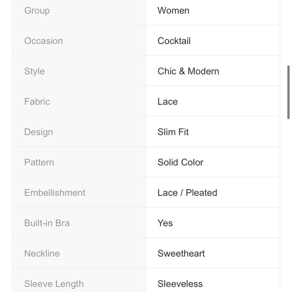 ❌ SOLD ❌White Lace Women's Strapless Dress - Picture 7 of 10